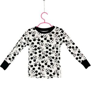 Disney Mickey Mouse Shirt XS Youth Kids Retro Amazon Essentials Long‎ Sleeve